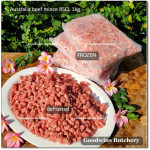 Australia beef mince plain 75CL daging sapi giling frozen price/pack 500gr